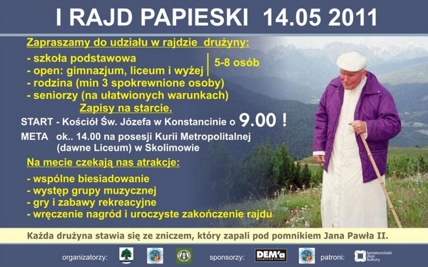 Rajd Papieski w Konstancinie