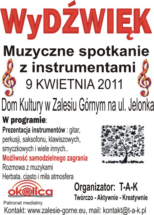 Wydźwięk - spotkanie z instrumentami