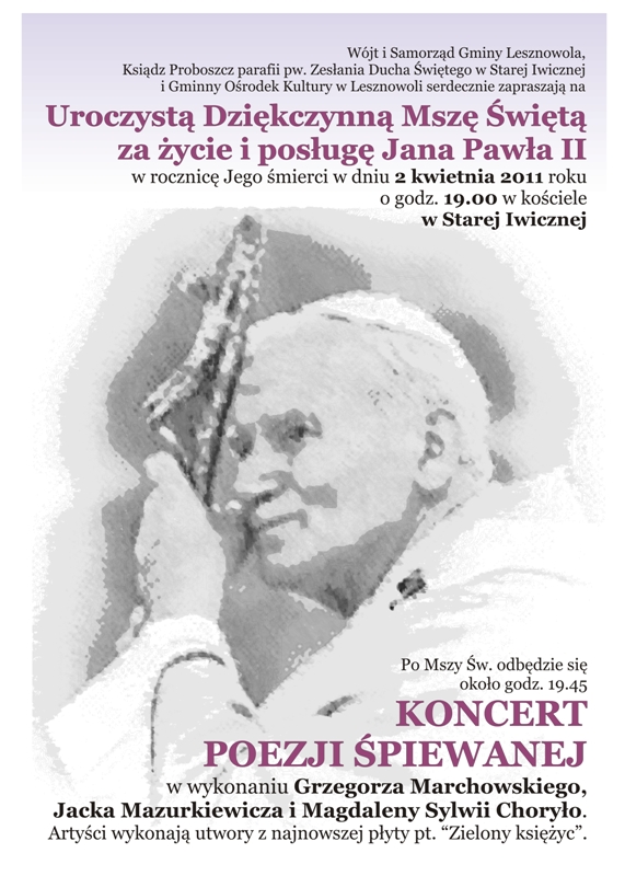 Koncert Poezji Śpiewanej