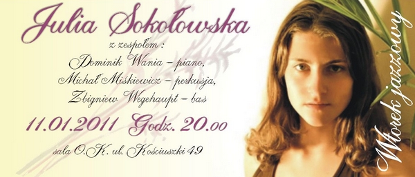 Julia Sokołowska z zespołem