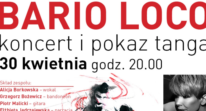 Koncert Bario Loco i pokaz tanga