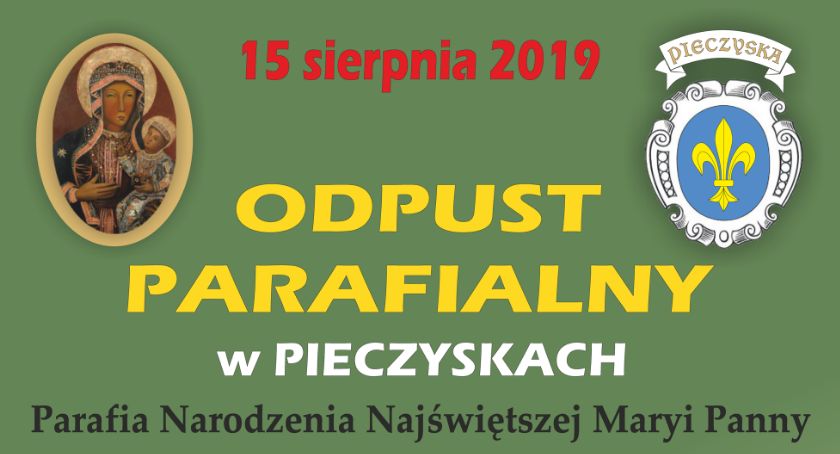 Zaproszenie na odpust do Pieczysk