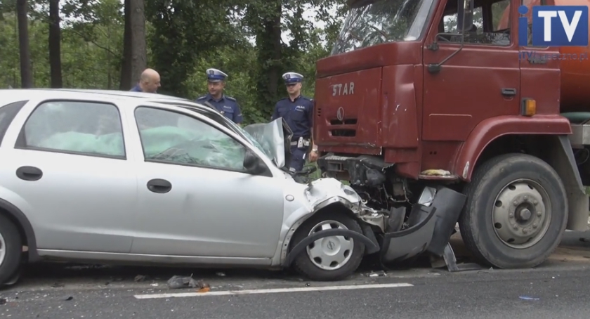 Groźny wypadek w Tomicach pod Górą Kalwarią