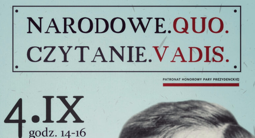 Narodowe Czytanie Quo vadis