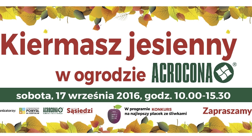 Kiermasz jesienny w ogrodzie Acrocony