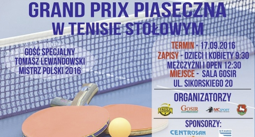 Grand Prix Piaseczna w tenisie stołowym