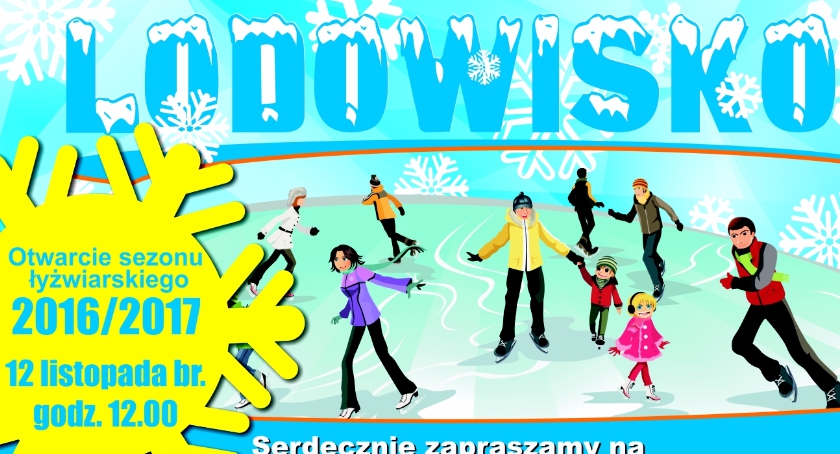 Otwarcie lodowiska przy Stadionie