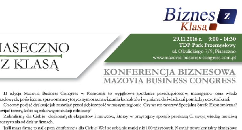 II Mazovia Business Congress