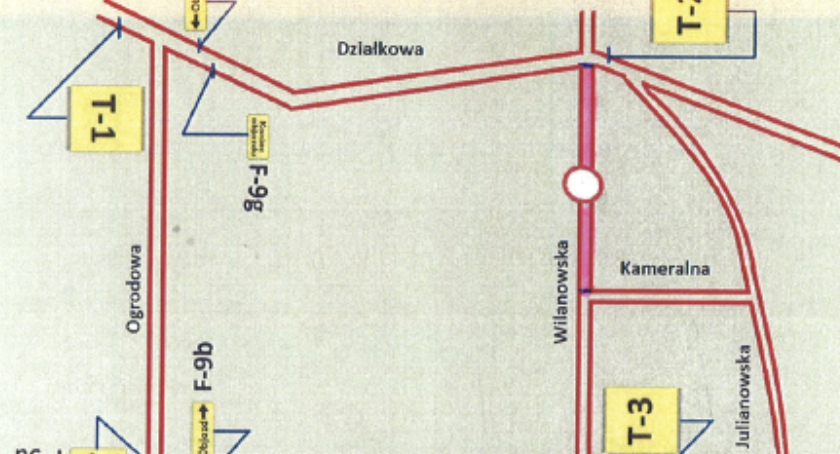 Zamknięcie ulicy Wilanowskiej w Józefosławiu