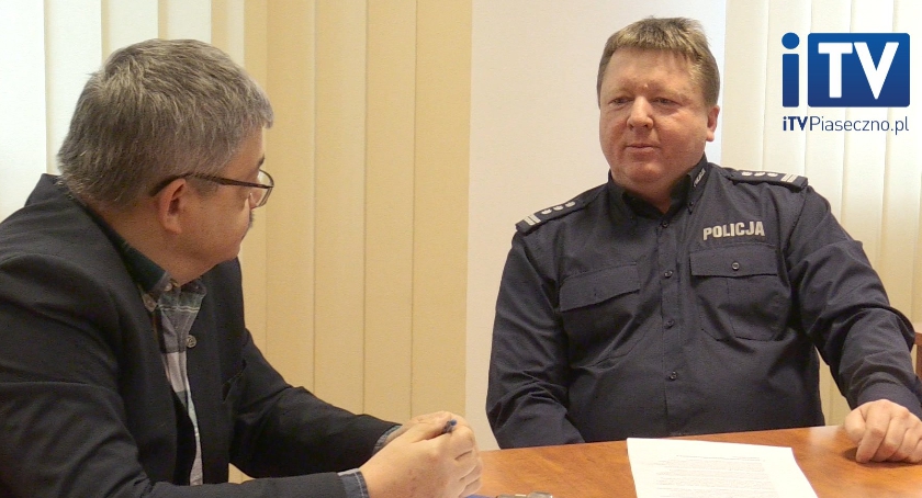Rozmowa z komendantem Policji w Piasecznie