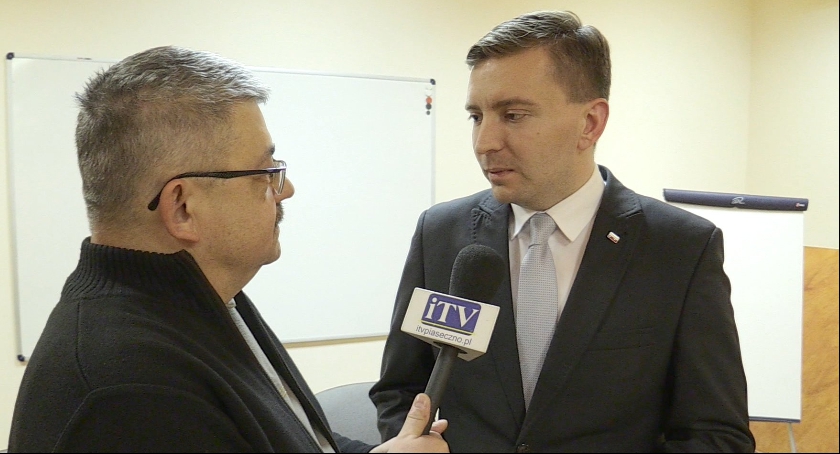 Spotkanie z posłem Łukaszem Schreiberem z PiS