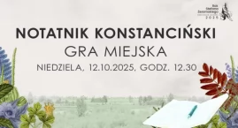 Notatnik konstanciński 2025 literacki spacer po Konstancinie