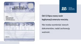 Nowa legitymacja emeryta-rencisty