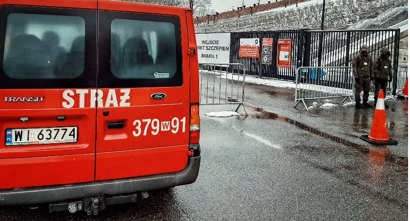 Strażacy z Ursusa wspierają Narodowy Program Szczepień