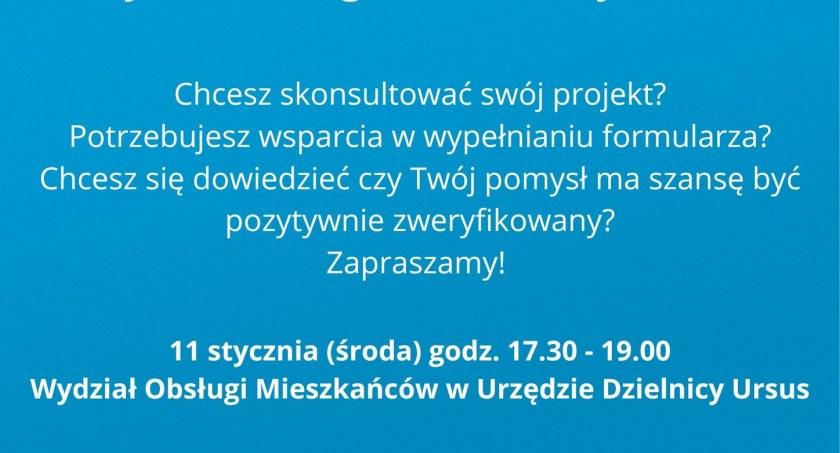 Już jutro spotkanie konsultacyjne w sprawie budżetu obywatelskiego!