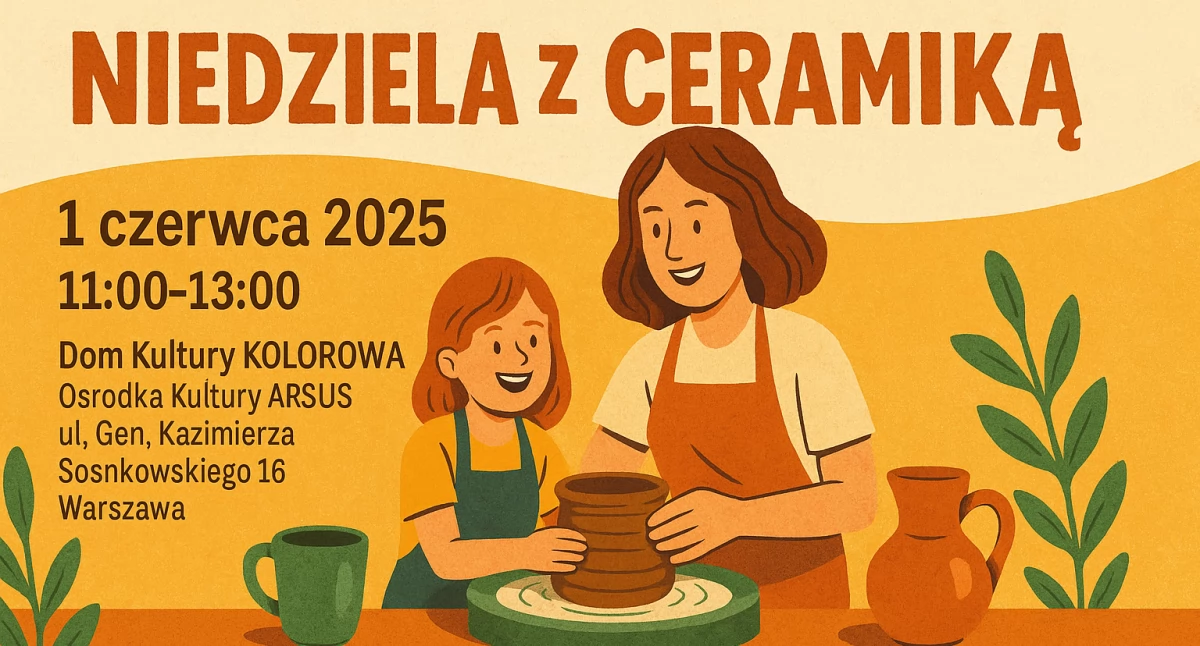 Niedziela z ceramiką – kreatywny relaks dla całej rodziny w sercu Ursusa!