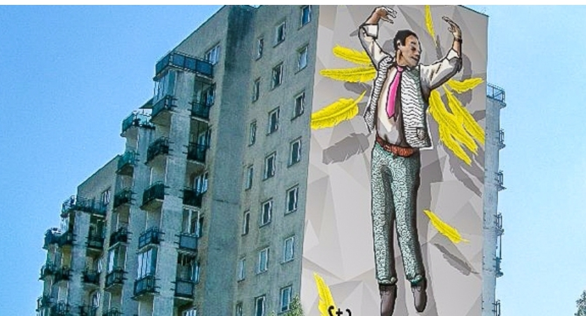 Niech murale ożywią w Ursusie nudny pejzaż blokowisk spółdzielni Ursus, Miś i Niedźwiadek