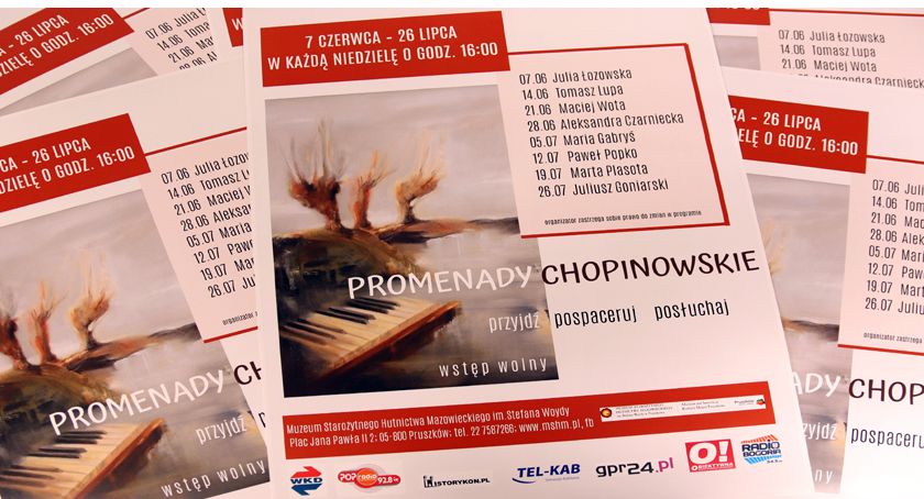 Promenady Chopinowskie – Przyjdź. Pospaceruj. Posłuchaj w ogrodach pruszkowskiego MSHM