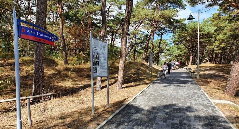 Aleja Brwinowska nad Bałtykiem
