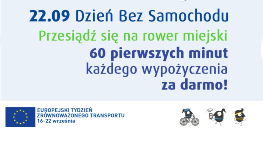 Dzień bez samochodu na Pruszkowskim Rowerze Miejskim: pierwsza godzina za darmo