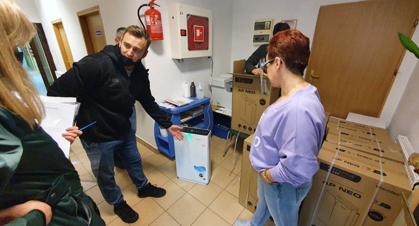 Oczyszczacze powietrza w przedszkolach gminy Michałowice