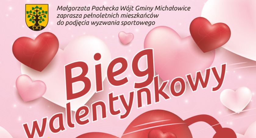 Bieg walentynkowy w gminie Michałowice
