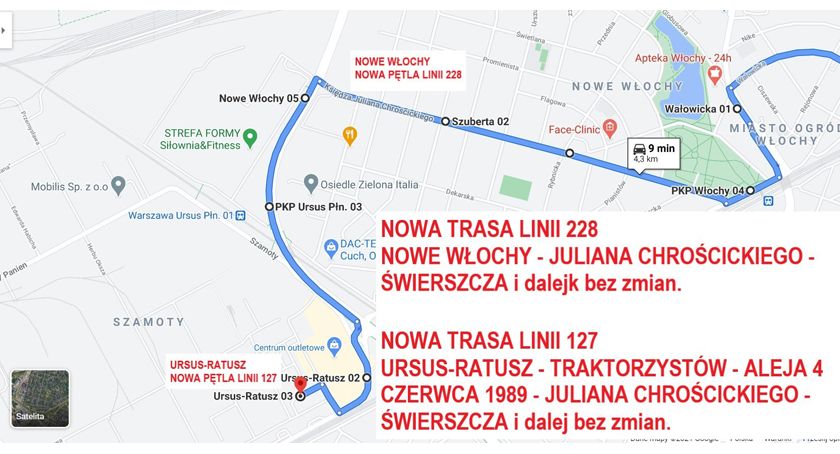 Linią 127 do Factory Ursus