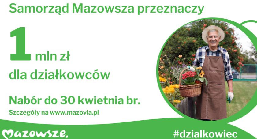 Milion dla działkowców