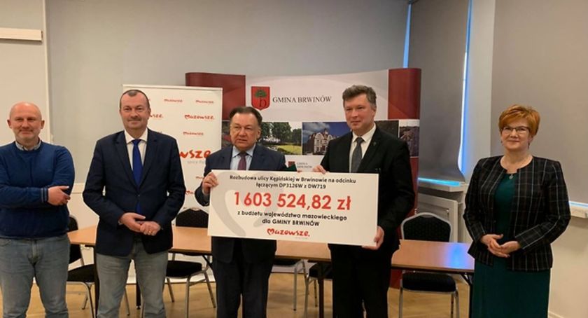 Rozbudowa ul. Kępińskiej w Brwinowie ze wsparciem samorządu Mazowsza