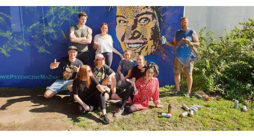 16 maja - mural solidarności z osobami doświadczającymi kryzysu psychicznego