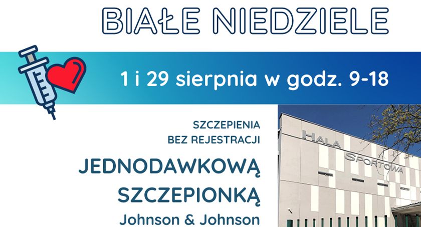 Zaszczep się jednorazowo w Białą Niedzielę w Brwinowie