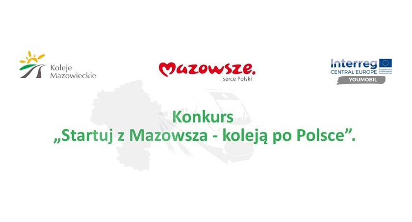 „Startuj z Mazowsza – koleją po Polsce” i zostań reporterem YOUMOBIL