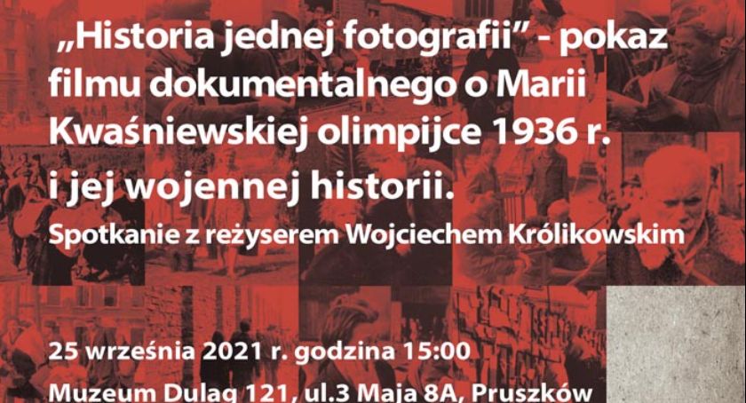 Pokaz filmu „Historia jednej fotografii” o Marii Kwaśniewskiej