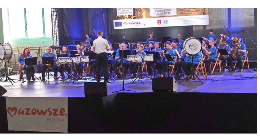 Orkiestra Dęta Pruszkowianka w Maszewie Dużym
