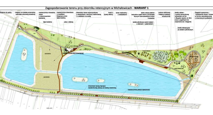 Zagospodarowanie terenów w dolinie rzeki Raszynki w Michałowicach