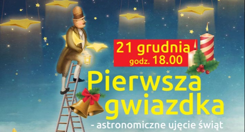 Gminy Michałowice zaprasza na internetowy wykład popularnonaukowy pt. Pierwsza gwiazdka - astronomiczne ujęcie świąt