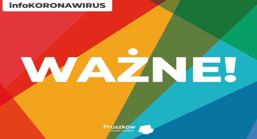 Zmiany szasad pracy w Urzędzie Miasta Pruszkowa, POM i USC