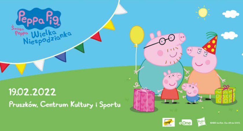 Świnka Peppa na żywo w Pruszkowie – spektakl dla najmłodszych