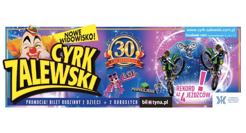 Jubileuszowa premiera Cyrku Zalewski w Pruszkowie