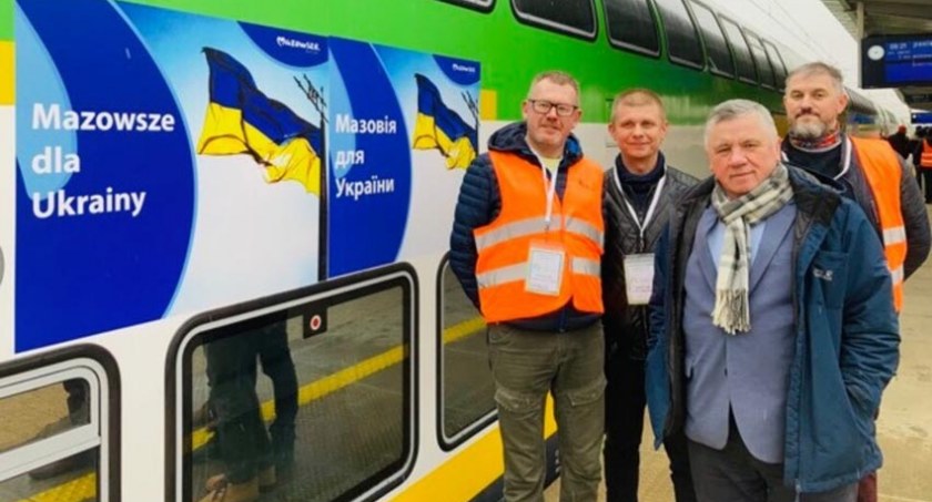 Pociąg humanitarny Mazowsza przywiózł 550 Uchodźców