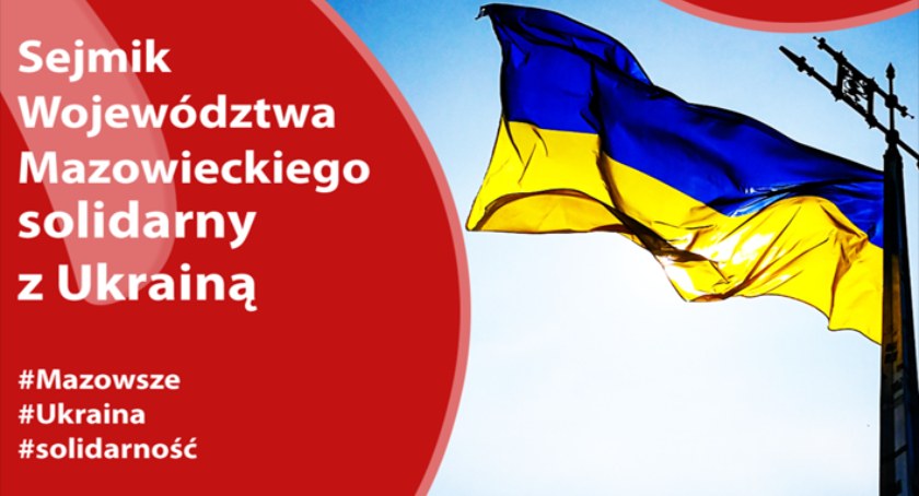 Mazowsze solidarne z Ukrainą