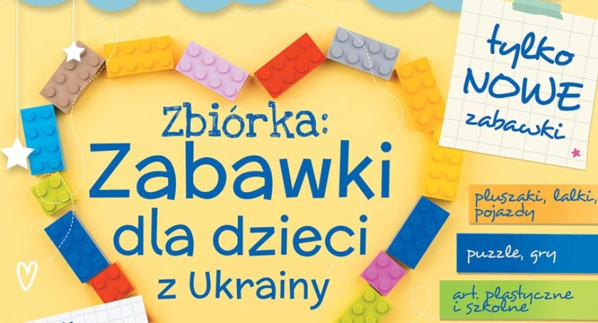 „Podarujmy uśmiech”. Zbiórka zabawek dla dzieci z Ukrainy