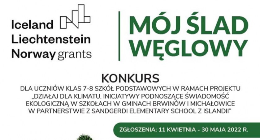 Konkurs w gminie Brwinów pt. „Mój ślad węglowy”