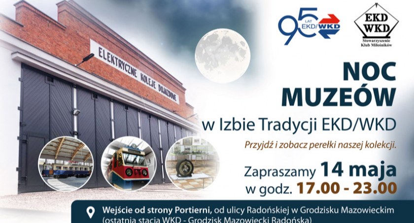 Noc Muzeów 2022 w WKD - 14.05.2022