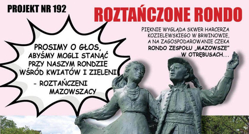 Roztańczone Rondo czeka na nasze głosy! - gmina Brwinów