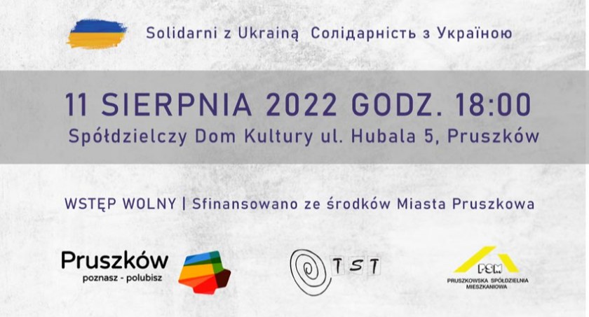 Zapraszamy do Pruszkowa na koncert  solidarności z Ukrainą