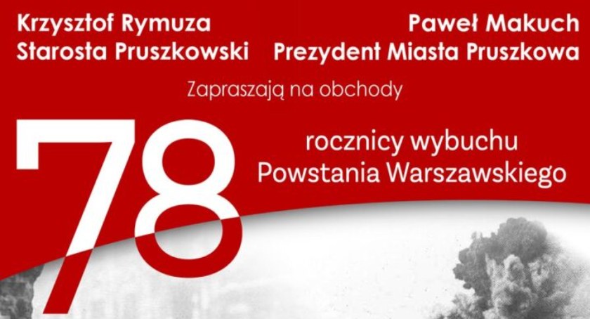 78. rocznica wybuchu Powstania Warszawskiego obchody w Pruszkowie