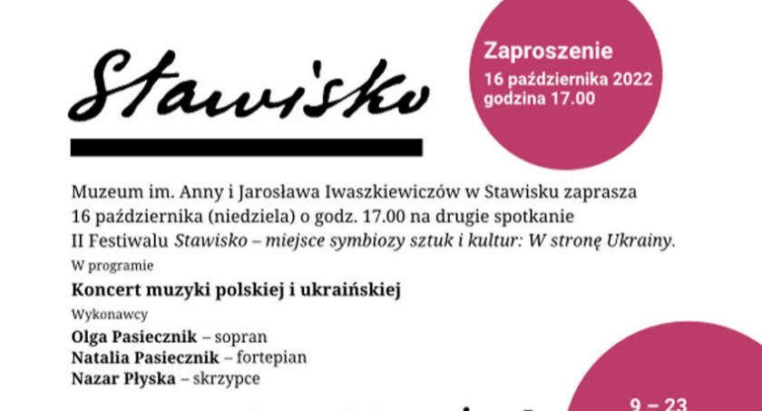 Zapraszamy dziś do Stawiska 