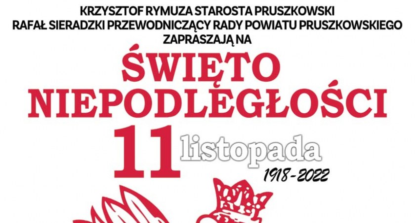 Uroczyste obchody 104. rocznicy odzyskania przez Polskę Niepodległości organizowane przez powiat pruszkowski