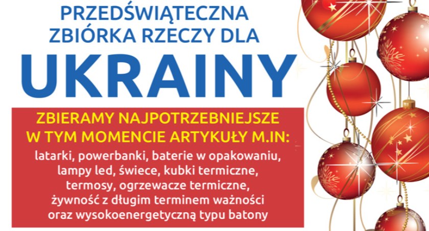 Przedświąteczna zbiórka dla Ukrainy w gminie Michałowice